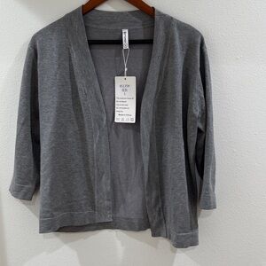 Gray Women's Open Front Cardigan